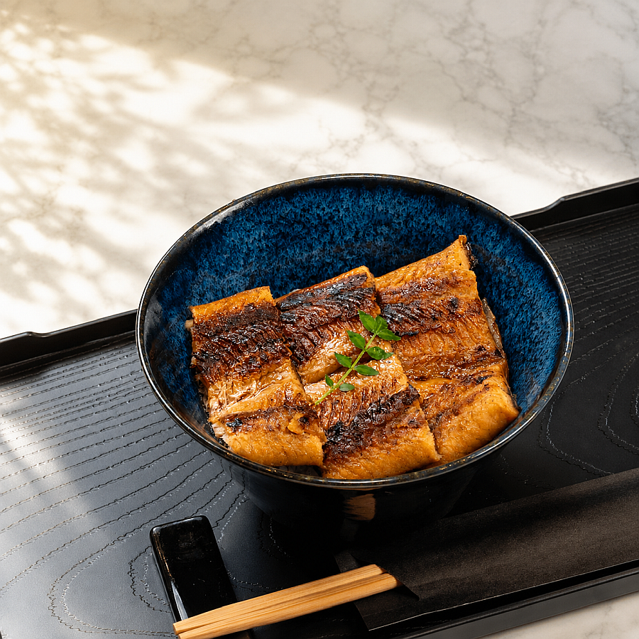 山田のうなぎ × 新見フレッシュキャビア 醤油味　贅沢食べ比べセット